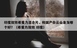 印度双效希爱力混合片，和国产白云山金戈哪个好？（希爱力双效 印度）