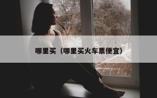 哪里买（哪里买火车票便宜）